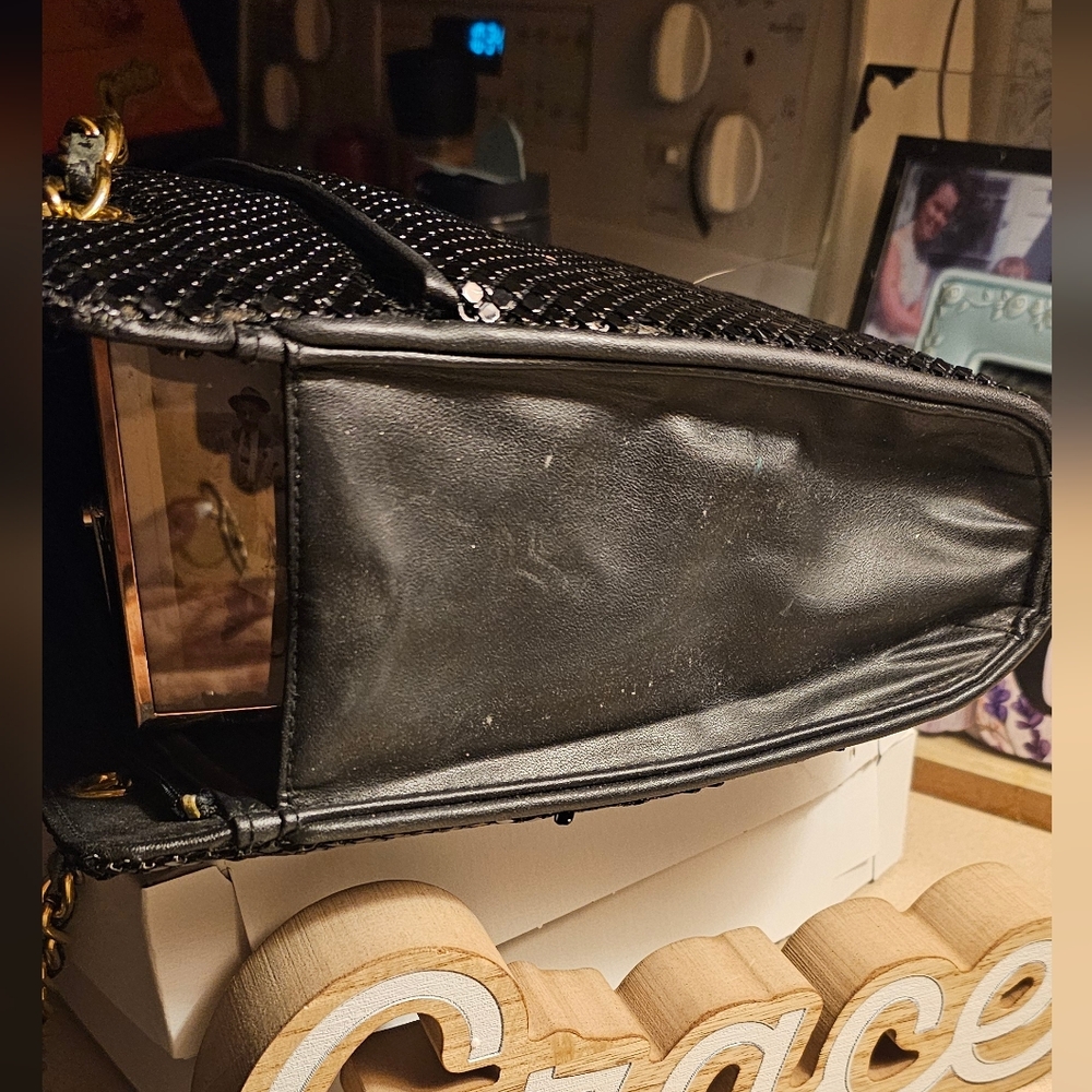 🖤 Whiting & Davis Shoulder Bag & PomPom - Picture 16 of 16